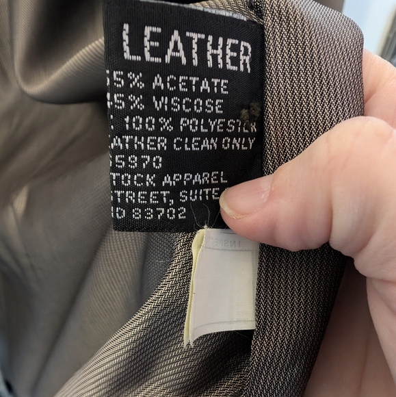 Robert Comstock Y2K Men's Endurance Suede/Leather Jacket Size 40 Tan/Brown - Picture 5 of 8